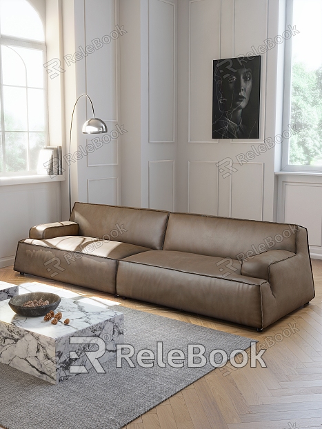 Baxter Italian Damascus Sofa model