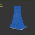 Temple Tower Stone Takatong Tower Pyramid Mayan Pyramid Mayan Stone Tower Totem Tribal Totem 3d model