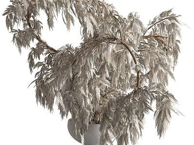 Modern floral ornaments 3d model