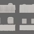 Various Styles of Conference Tables With Tablecloths and Matching Chairs Setup
