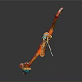 Crossbow Mechanical Crossbow Shift Bow and Arrow Shoot Far Equipment Weapons High-tech Crossbow 3d model