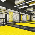 Daxing Auto 4S Store Professional Ultimate Experience Modern Yellow Facade