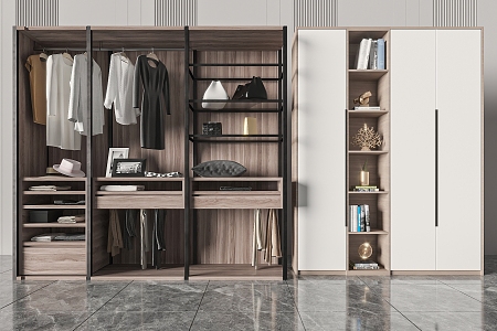 Modern wardrobe 3d model