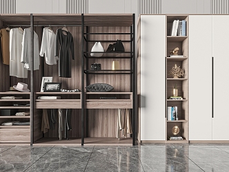 Modern wardrobe 3d model