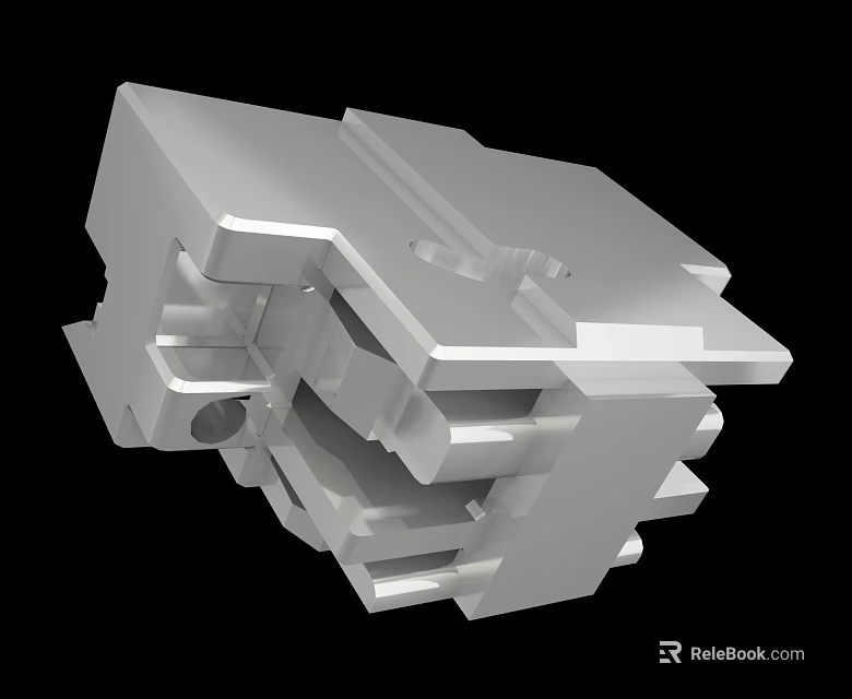 Industrial Equipment 3D Model With Metal Construction And Complex Mechanical Components 3d model 