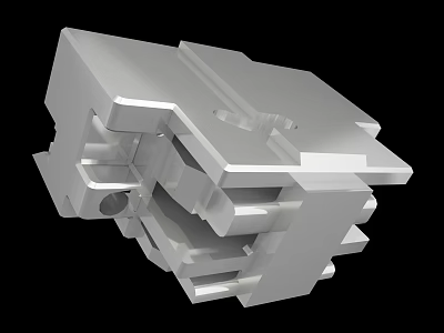 Industrial Equipment 3D Model With Metal Construction And Complex Mechanical Components 3d model