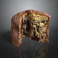 Appetizing Sliced Chocolate Bread with Soft Texture and Rich Chocolate Chunks