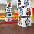 Asian Cultural Heritage Protection Dialogue Conference Award Ceremony Exhibition With Red Carpet And Display Boards