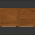 Classic Wooden Cabinet With Glass Doors Drawer And Legs For Home Decor