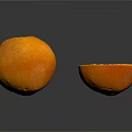 Fresh Juicy Oranges Displayed As Whole And Sliced On Black Background