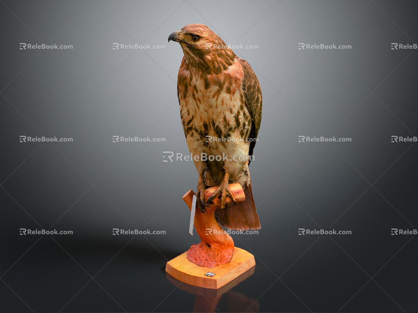 Modern Eagle Carving 3d model