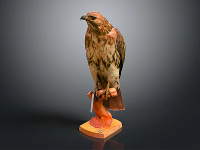Modern Eagle Carving 3d model