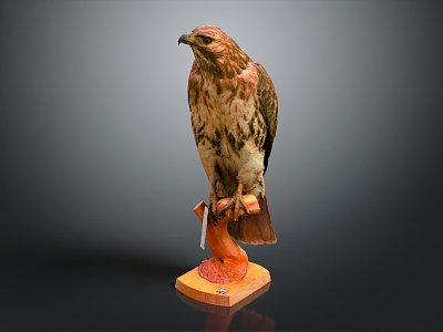 Modern Eagle Carving 3d model