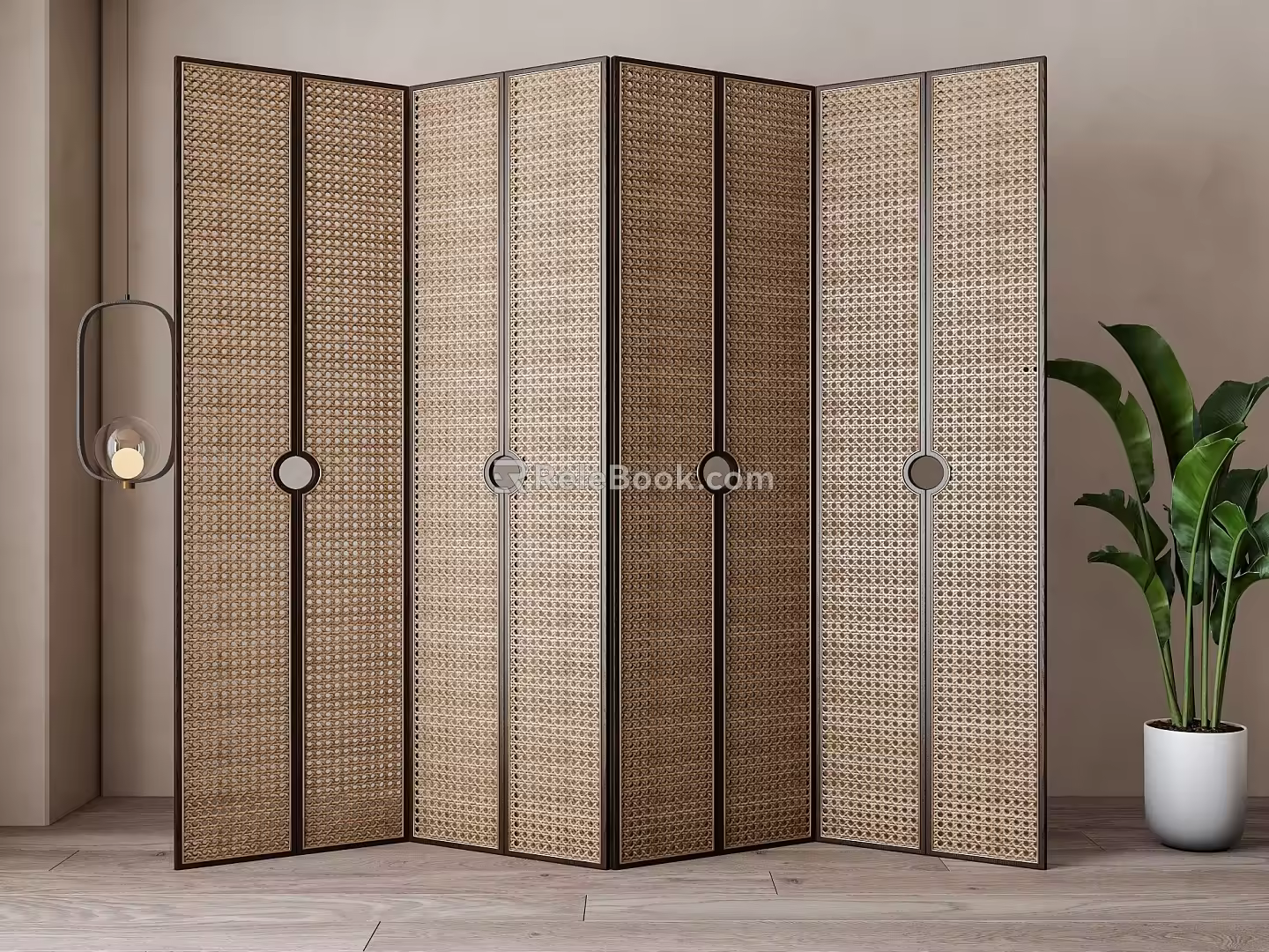 Retro screen partition 3d model