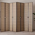Retro screen partition 3d model