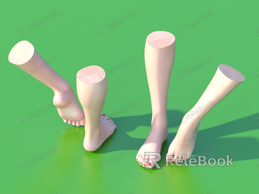 Manicure of Human Foot Model model