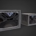 Vintage Silver Televisions With Metal Cases Arranged In A Retro Row