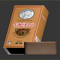 Sichuan Spicy Chicken In Orange Box And Open Lunch Container Topped With Herbs