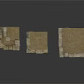 Ancient Weathered Stone Pillars With Intricate Carvings And Architectural Details