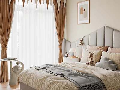 Modern Children's Room 3d model