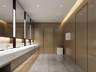 Public Toilet Public Toilet Office Toilet Hotel Toilet Public Toilet 3d model