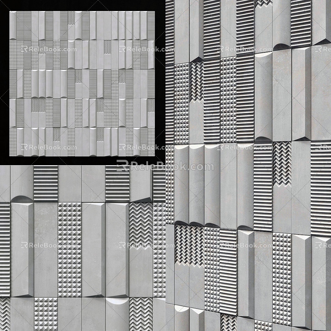 Modeling wall brick modeling wall three-dimensional wall brick 3d model