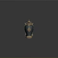 Carved Sculptural Vases With Various Colors And Ornate Decorative Details