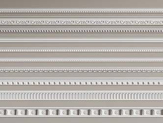 Line Gypsum Line Carved Corner Line 3d model