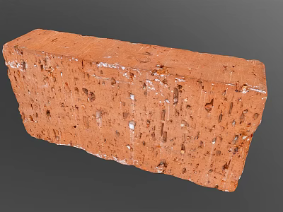 High Quality Red Brick With Natural Rough Surface Texture For Building Projects 3d model