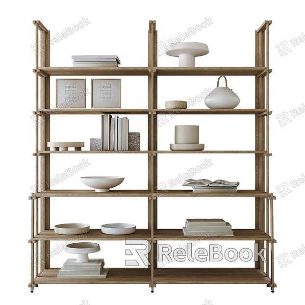 Modern Bookshelf Decorations Ornaments Furnishings Book Ornaments model