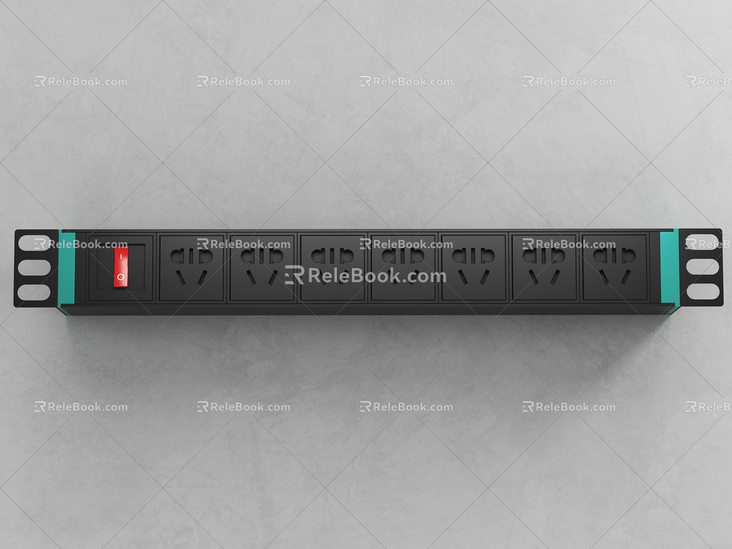 Modern socket patch panel power supply model