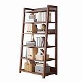 Modern Storage Rack Decorative Shelf Bookshelf 3d model