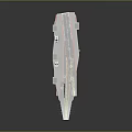 Military Aircraft Carrier Weapon With Modern Flight Deck And Runway Structure
