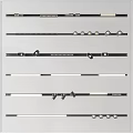 Downlights and Spotlights with Various Modern Designs Linear Arrangements and Black White Styles