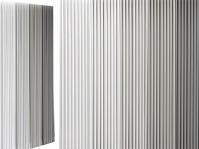 Modern Curtain Designs In Gray White And Beige Tones For Home Decor 3d model