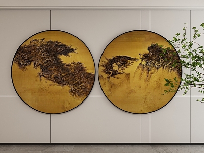 New Chinese Style Decorative Hanging Painting model