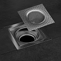 Stainless Steel Bathroom Floor Drain With Perforated Cover For Efficient Drainage