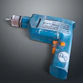 Blue Corded Electric Drill With 450W Power Variable Speed Trigger And Ergonomic Handle Design