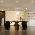 Modern Beauty Hair Salon Interior With Comfortable Chairs Styling Stations And Decorative Plants