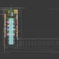 Supermarket Department Store Interior With Neatly Organized Shelves and Diverse Products