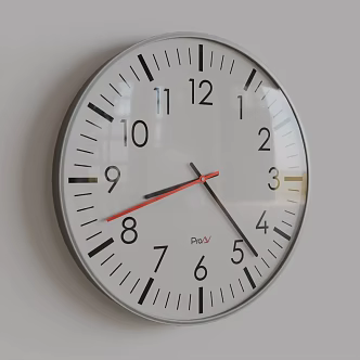 Wall clock 3d model