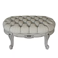 Sofa stool 3d model