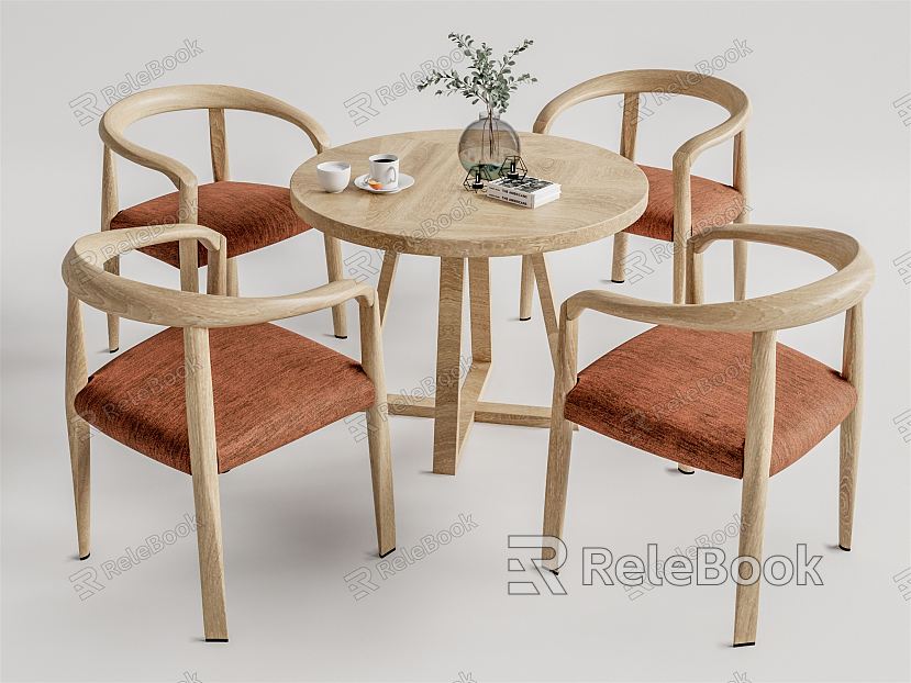 Modern leisure table and chair combination leisure table and chair negotiation table and chair model