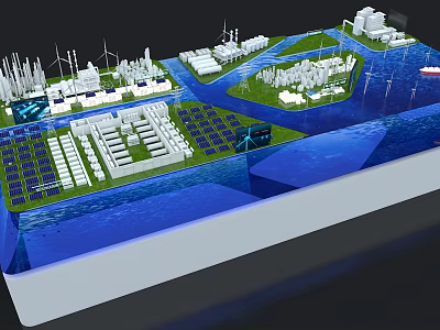 Advanced Smart Industrial Equipment Systems With High Efficiency Machinery And Tools 3d model