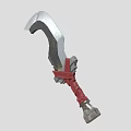 Weapon Shoulder Sword Sword Game Equipment 3d model