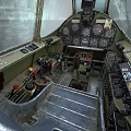 Spacecraft Cockpit Interior With Control Panels Gauges And Astronaut Equipment