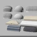 Various Stylish Awnings With Curved Striped And Patterned Designs For Outdoor Use