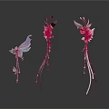 Decorative Hairpins With Flower Butterfly Design And Tassel Accents For Daily Use