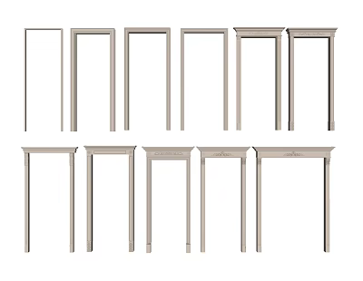 Archway Designs In Various Styles For Home Renovation And Decoration 3d model