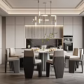 Modern Restaurant 3d model